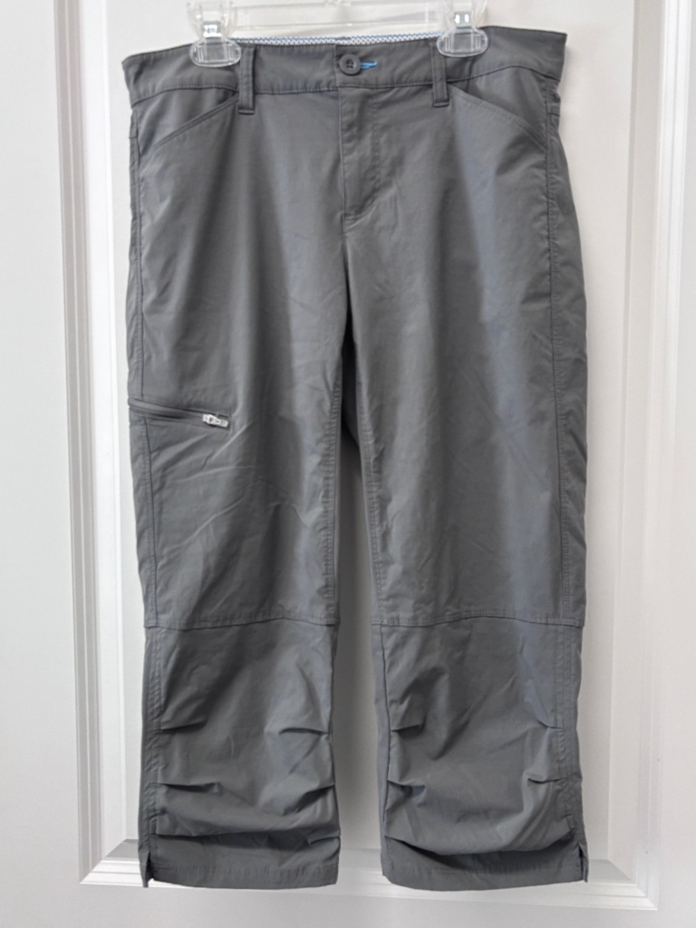 Orvis Capri Pants Gray Trout Bum Womens 6 Lightweight Outdoor Quick Dry Hiking
